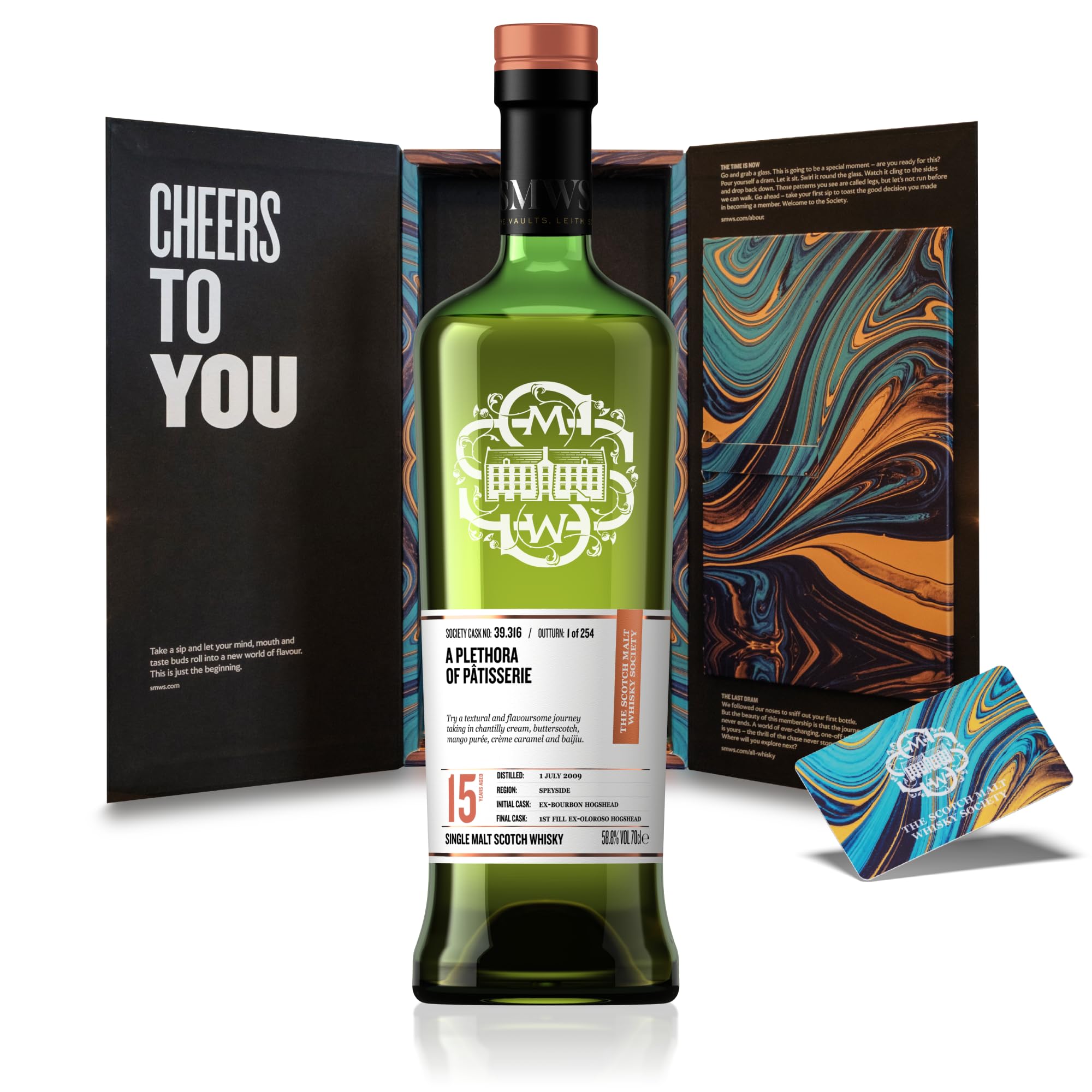 ウイスキー The Scotch Malt Whisky Society Scotch Malt Whisky Society 15 Year Old Speyside Single Malt Scotch